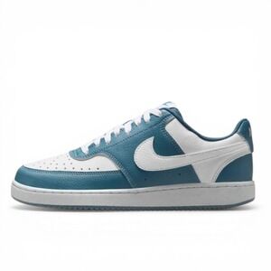 Nike Court Vision Low Next Nature Shoes Womens Size 8.5‎ White Smokey Blue NEW